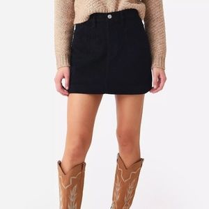 NWT $270 Re/Done 70s Corduroy Mini Skirt